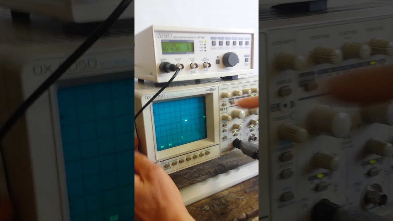 Oscilloscope X Et Y Première Partie - YouTube