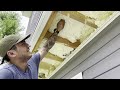 the steps to insulate an overhang floor using a spray foam kit