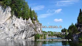 【和訳付き】私は丘に登ったの（ロシア民謡）\