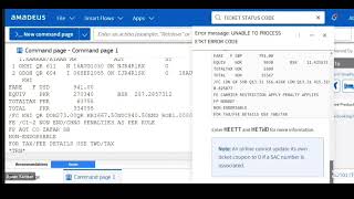Amadeus ticketing system tutorial - Amadeus training in urdu - Amadeus training - Amadeus course