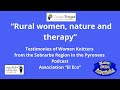 wool4health i podcast video of project rural women nature and theraphy