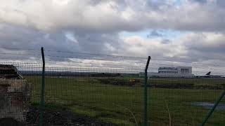 final ever takeoff of British Airways 747 Landor livery at Cardiff Airport 5/12/20