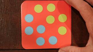 Tiny Polka Dot Drill With Two Different Color Dots