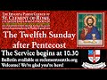 The Twelfth Sunday after Pentecost