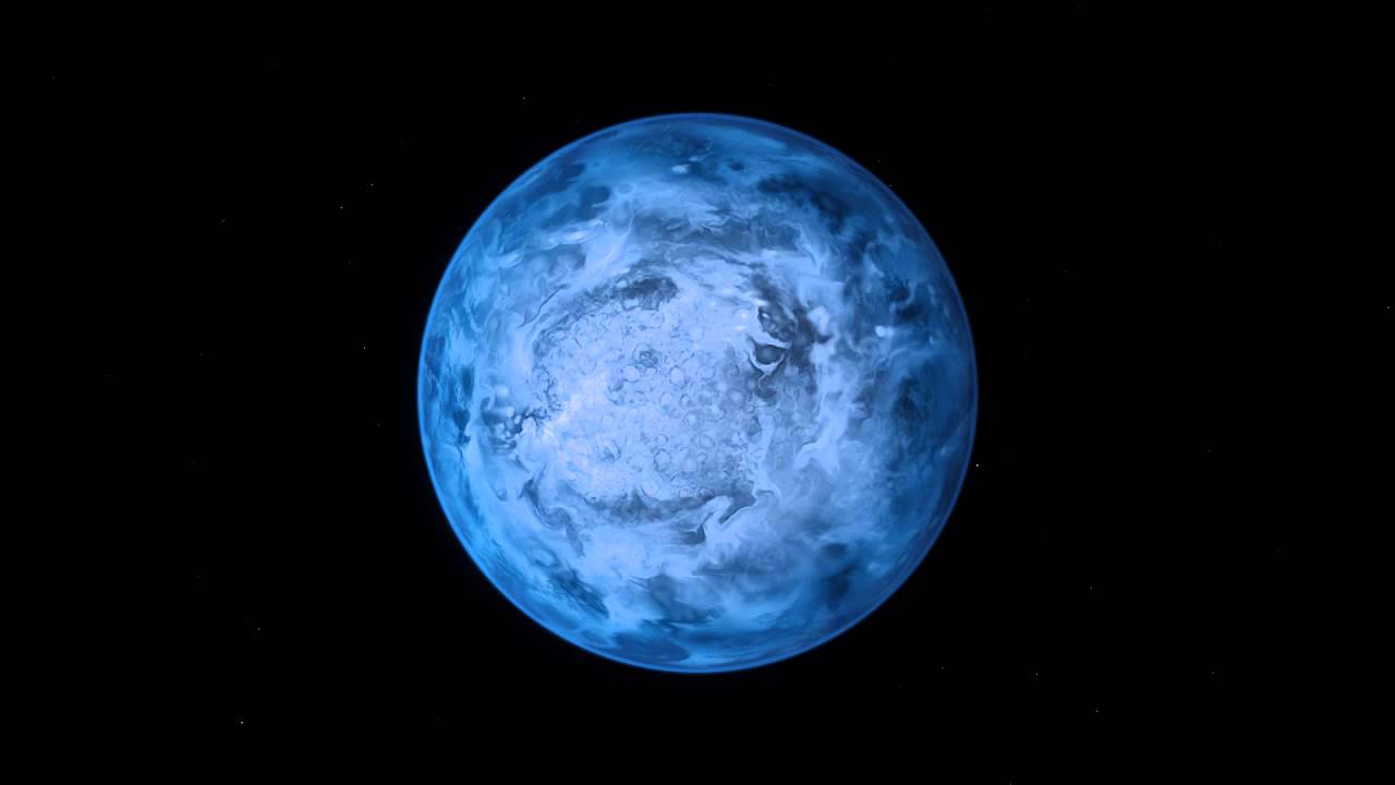 Blue Planet HD 189733b Studied By Hubble Telescope - YouTube