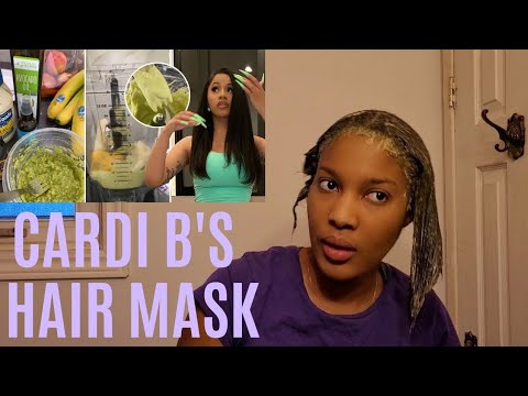 Cardi B Hair Mask! - YouTube