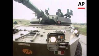 Bosnia - IFOR move in to destroy arms dump