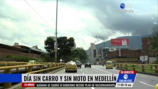 Sábado y domingo serán días sin carro y sin moto en Medellín
