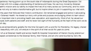 Hoosier Philanthropist Sydney Eskenazi Dies at 95