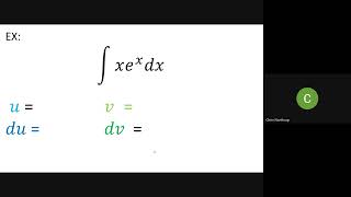 Integration By Parts