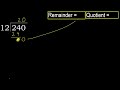 divide 240 by 12 remainder . division with 2 digit divisors . how to do