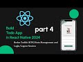 React Native Todo App Part 4: Login/Logout with Redux Toolkit (RTK) State Management || UI Design