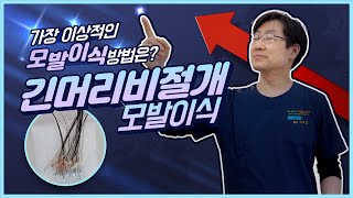 가장 이상적인 모발이식 방법은? 긴머리 비절개 모발이식이란