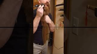 24 Inch Long, 4 Year Old Beard Shave #shorts #asmr #beard #fyp #longbeard #regret #viralvideo