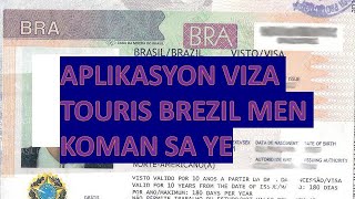 DEMAND VIZA TOURIS BREZIL