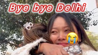 Bye Bye Delhi || ma kapsukha 😭😢|| @RumiDebbarmaofficial