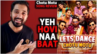 Lets Dance Chotu Motu Song Review Reaction | Kisi Ka Bhai Kisi Ki Jaan Song |Salman Khan Honey Singh