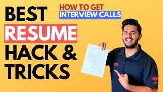 BEST RESUME Hack That Will Get INTERVIEW Calls!