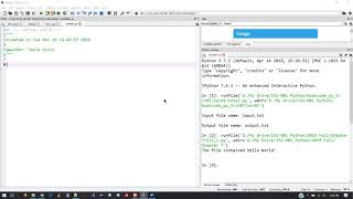 Programming in Python - Chapter 7 Exercises - Fall 2019
