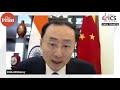 china is not a strategic threat to india chinese ambassador to india sun weidong