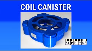 Coil Canister from Supply88 for 1 lb. Piano Wire Coils