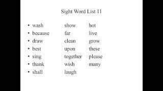 On Grade Level Word Recognition - Sight Word Fluency