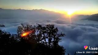 Sun Raise Maa Hariyali Temple Rudraprayag uttarakhand