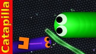 Slither Gameplay World Record Challange Slither.io mods hack, funny moments