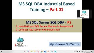 01. How Install SQLServer Module in PowerShell | Connect SQL Server with Powershell #ibharatsoftware