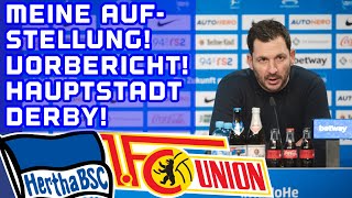 Meine Aufstellung Hertha BSC vs. Union Berlin & Vorbericht.
