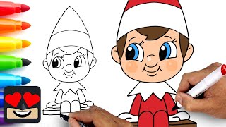 How To Draw Elf on the Shelf