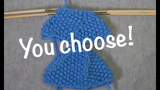 Two Ways to Decrease in the Round While Maintaining a Seed Stitch Pattern // Technique Tuesday