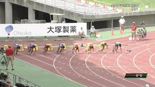 宮本大輔(周陽中)100m優勝 2014