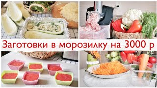 САМЫЕ УДАЧНЫЕ ЗАГОТОВКИ В МОРОЗИЛКУ / ВКУСНЫЕ И ПОЛЕЗНЫЕ БЛЮДА НА 3000 РУБЛЕЙ