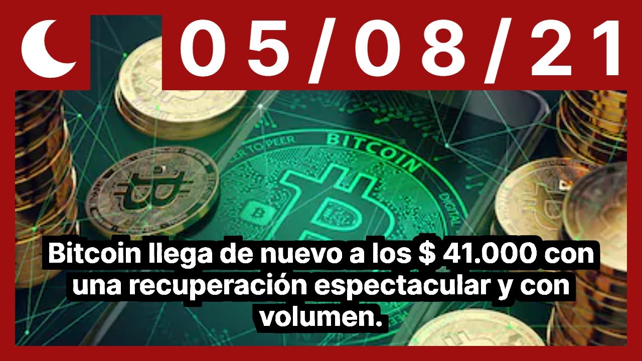 Bitcoin Llega De Nuevo A Los $ 41.000 Con Una Recuperación Espectacular ...