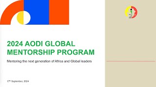 2024 AODI Global Mentorship Program Orientation