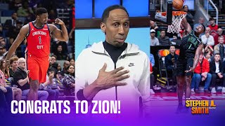 Congratulations to Zion on losing weight!