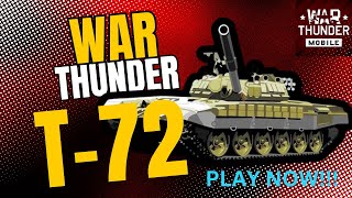 T-72 RUSSIAN MAIN BATTLE TANK!|WAR THUNDER MOBILE| best gameplay!🔥