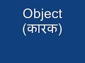 वाक्य के भाग parts of a sentence english grammar subject verb object basic level video