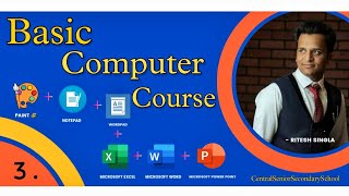 #3. Basic Computer Course - NOTEPAD📝 - By Ritesh Singla @Csss1 #computer