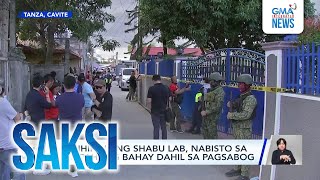 Hinihinalang shabu lab, nabisto sa paupahang bahay dahil sa pagsabog | Saksi