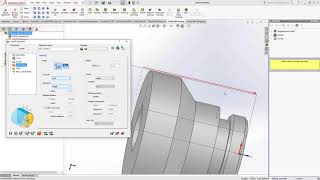 SolidCAM University - Intro 20 - Cutoff Toolpath Part off