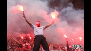 Halle Hooligans greifen Dynamo Dresden Ultras an! (Pyro, Choreo, Auseinandersetzungen)  HFC 0-2 SGD