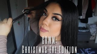 CHRISTMAS EVE GRWM | PRETTYLITTLETHING HAUL, TRANSFORMATIONS && PURE BANTSSSS !