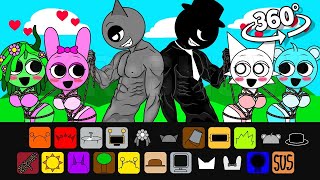 360º VR Incredibox Sprunki Sinner Edition New Mod But WITH LOVE SUS MOD! New version