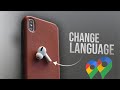 How to Change Google Maps Language on iPhone (tutorial)