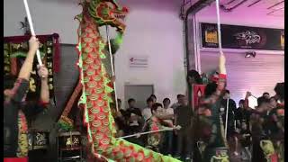 晟洪醒狮健身院Sheng Hong Lion Dance Athletes Troupe, Dragon dance performance 2oct 22