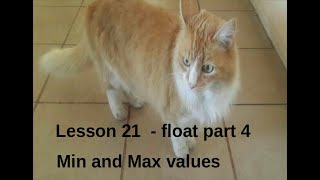 Lesson 21 - data types - float part 4 - -Min and Max values #java #programming #programação