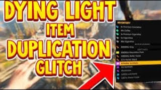 Dying Light Duplication Glitch| 2024 WORKING 100%