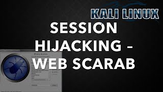 Session Hijacking, Kali Linux - WebScarab; English Version;